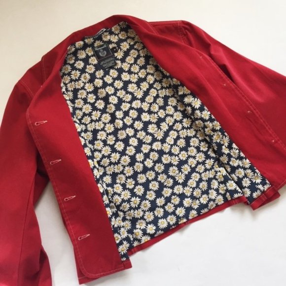 Faconnable Jackets & Blazers - FACONNABLE cotton jacket, red, size medium